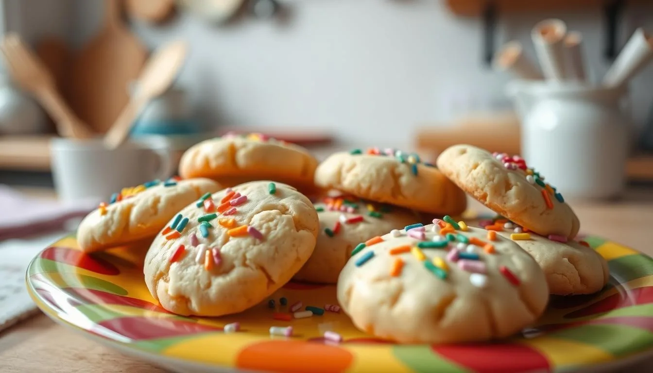 sugar cookies with sprinkles